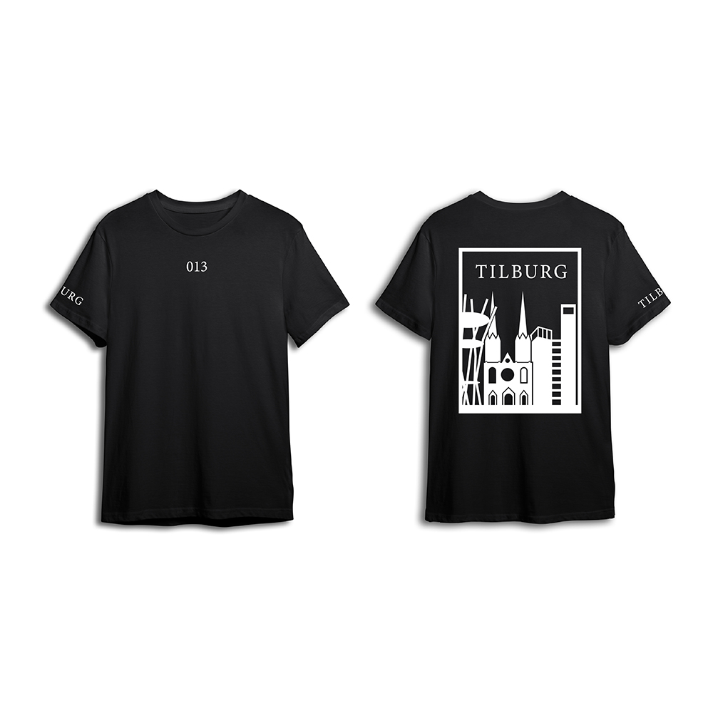 Tilburg Shirt - Tilburg shirt zwart vlak wit - Tilburg Shirt O11655
