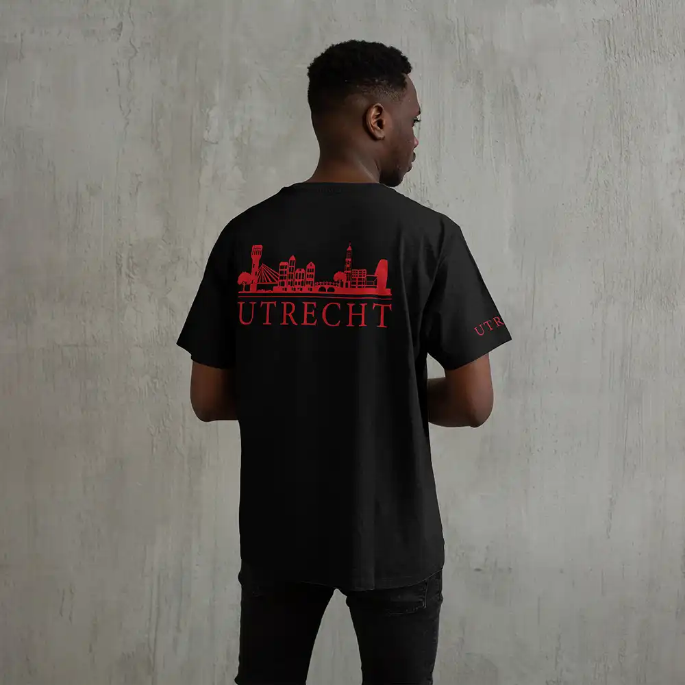 Skyline Utrecht Shirt - Utrecht shirt model skyline rood 4 - Skyline Utrecht Shirt O20402