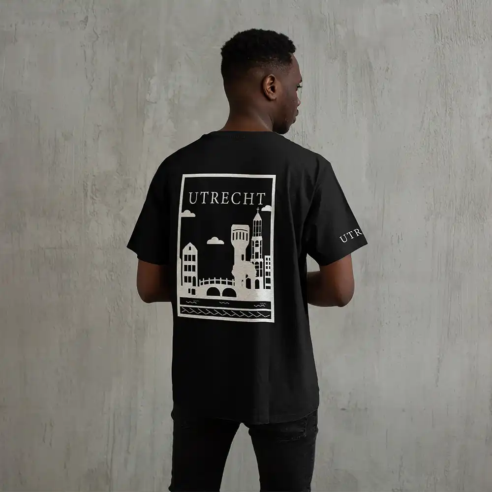Utrecht Shirt - Utrecht shirt model vlak wit 4 - Utrecht Shirt O18344