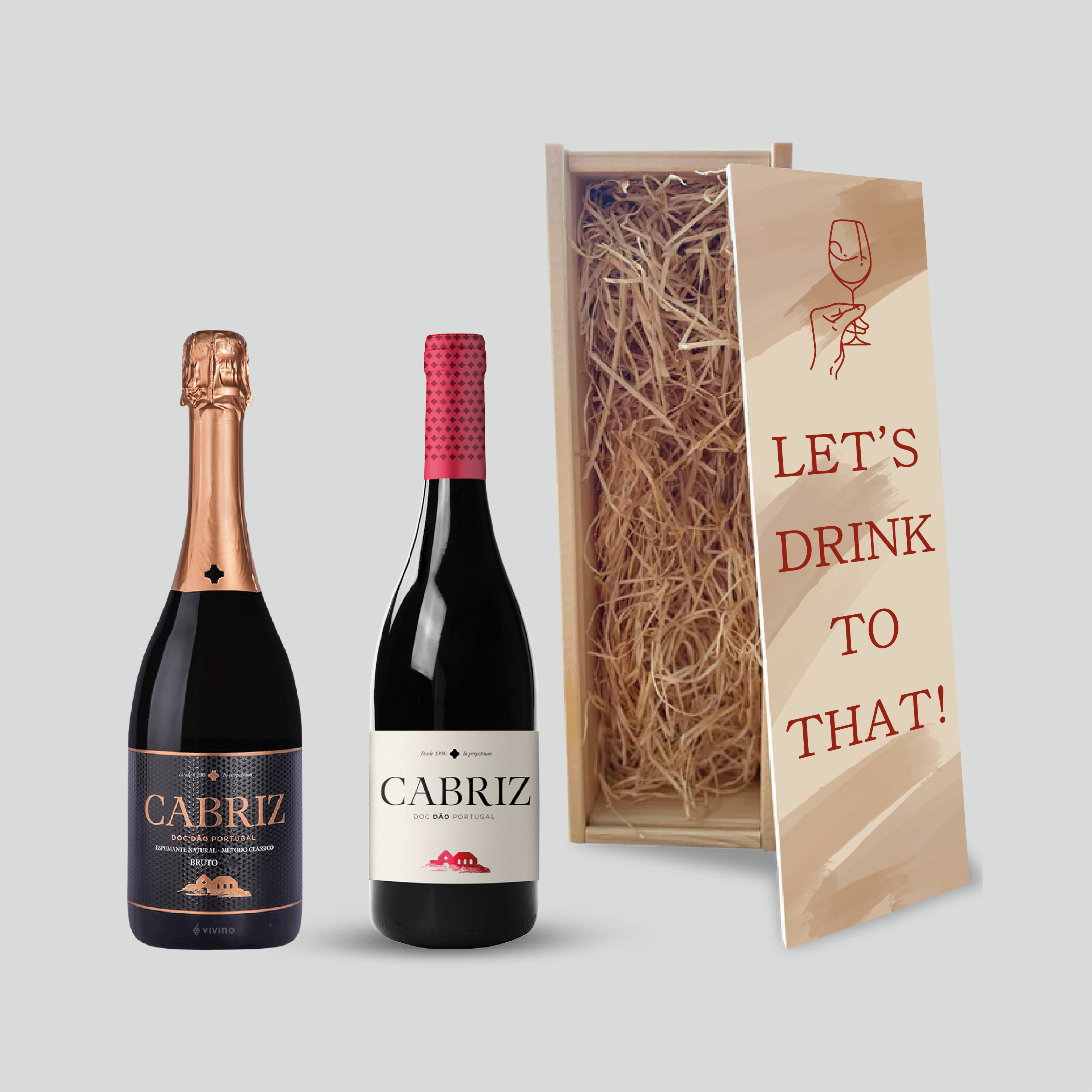 Wijnkist - Lets drink to that! - Wijnkisten rood wit ldtt 1 - Wijnkist - Lets drink to that!