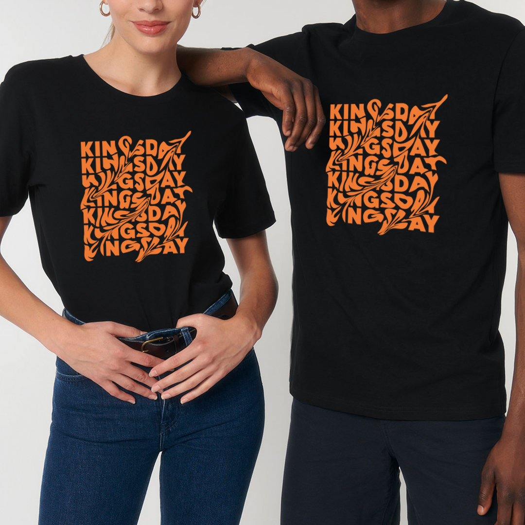Kingsday Text - Shirt - Zwart shirt 02 - Kingsday Text - Shirt