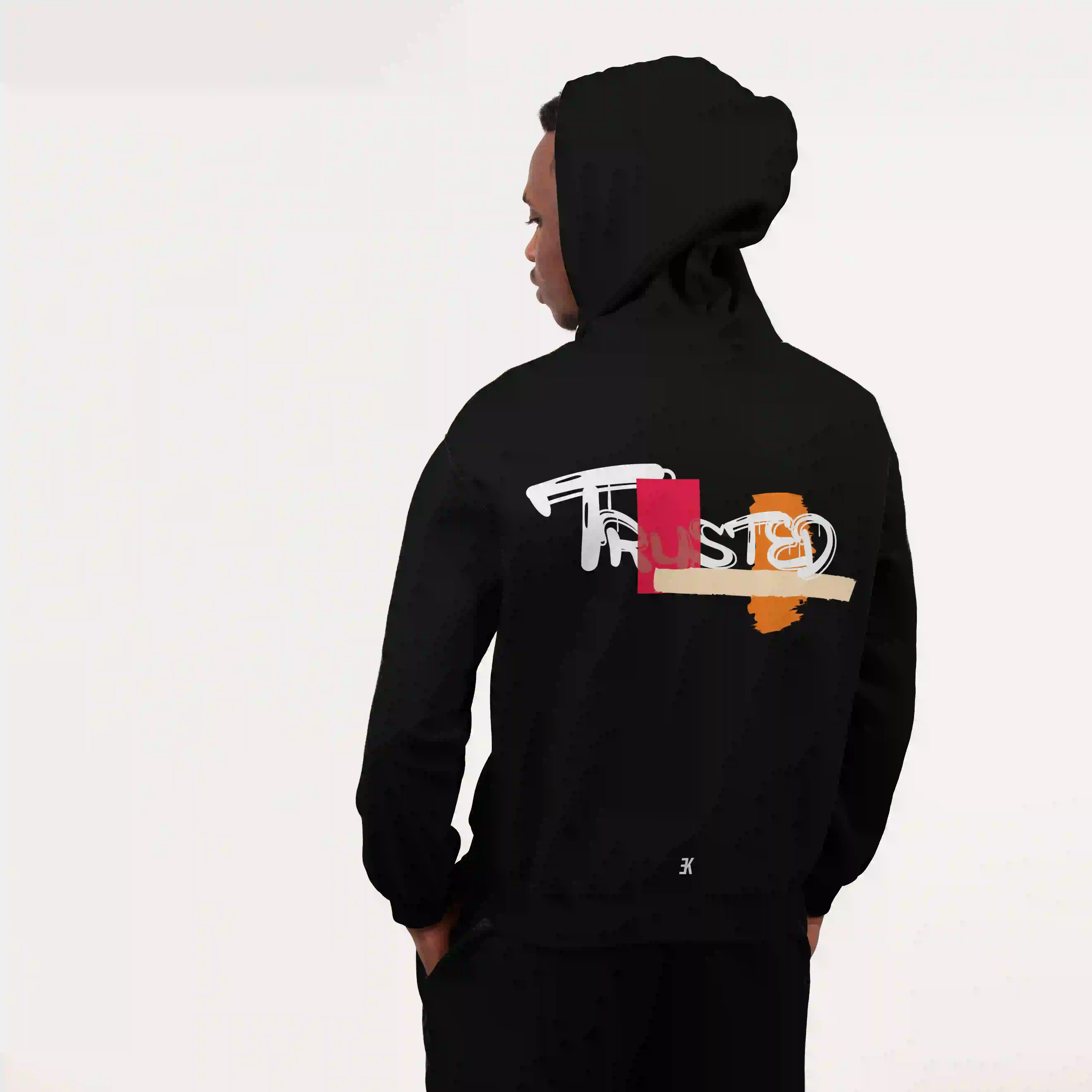 TRUSTED - Hoodie - Zwarte hoodie trusted - TRUSTED - Hoodie (3)